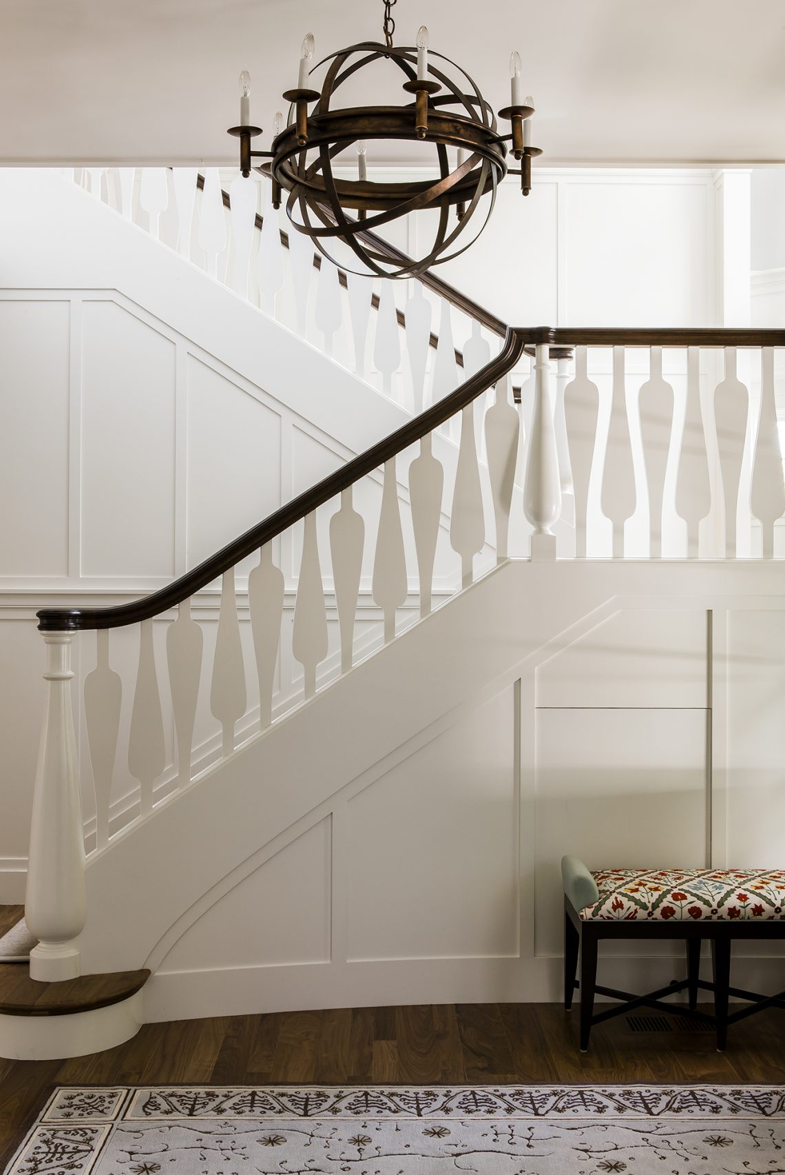 Hilltop Gambrel staircase