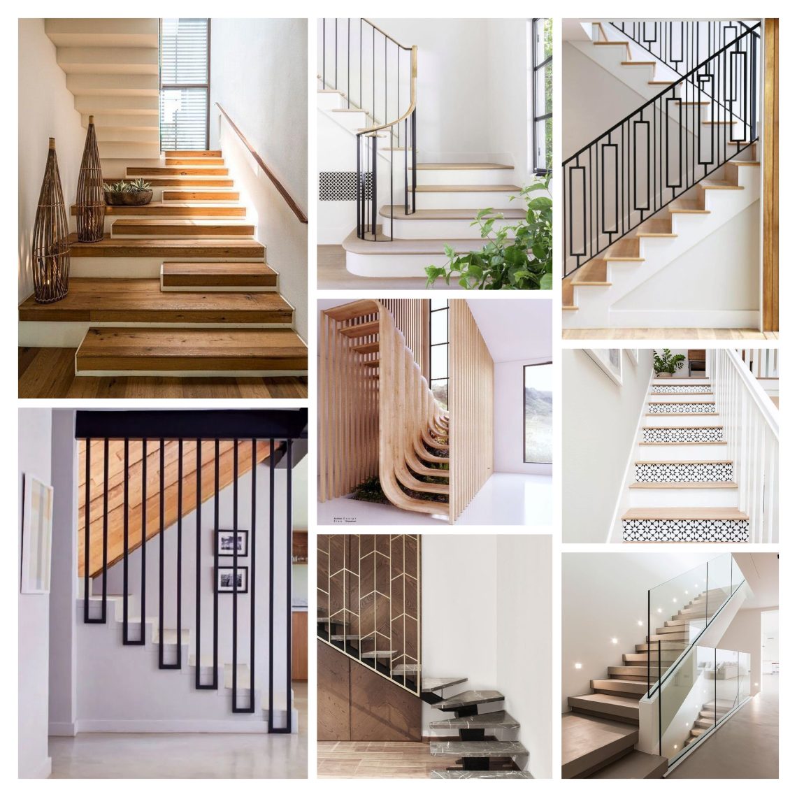 Staircase collage