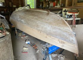Row boat building