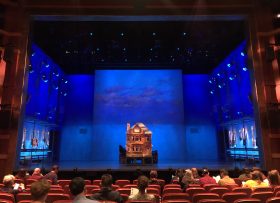 Shot of the stage at a theater