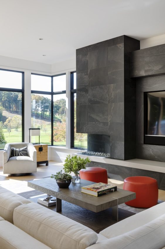 Black Rock Family Room Fireplace