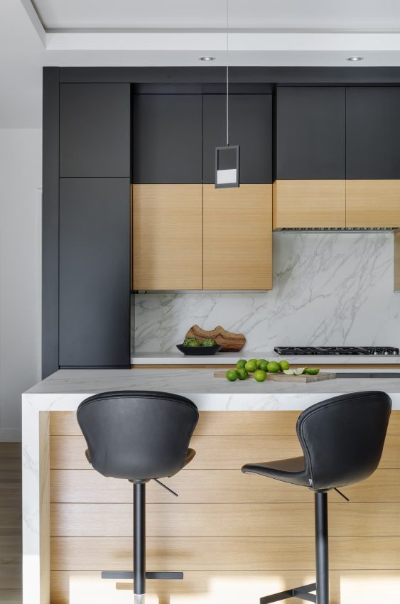 Black Rock Kitchen Island Close