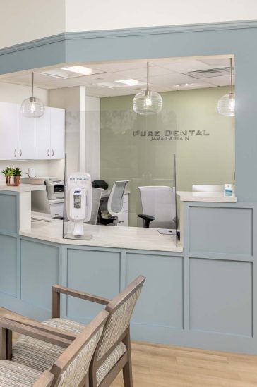 Pure Dental Waiting Room Desk