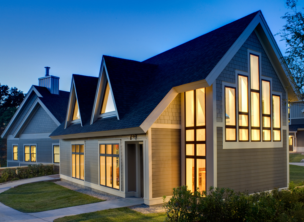 BC Jesuit Chapel Dusk