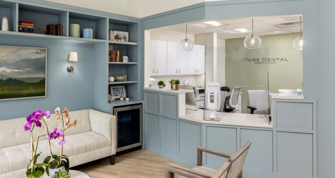 Pure Dental Waiting Room Desk