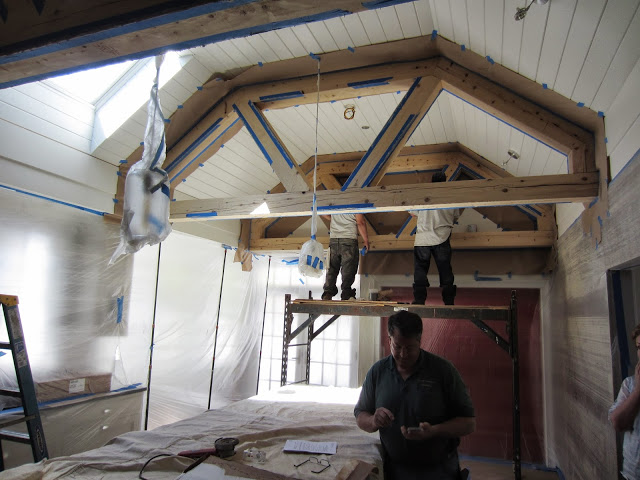 Aged-in-Place Trusses in a Hingham Kitchen Renovation