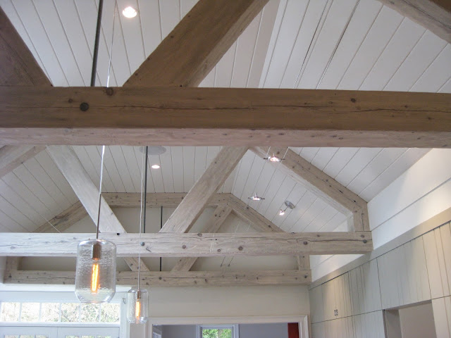 Aged-in-Place Trusses in a Hingham Kitchen Renovation