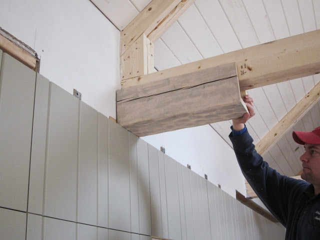 Aged-in-Place Trusses in a Hingham Kitchen Renovation