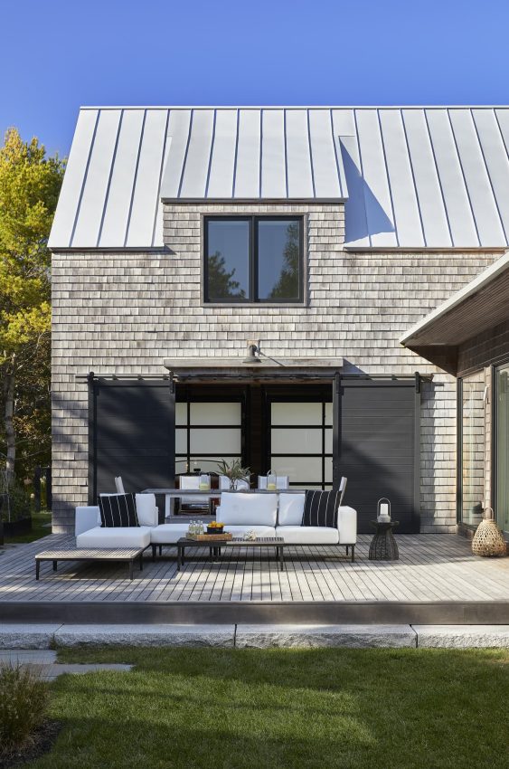 Katama Exterior Rear Barn Door Open