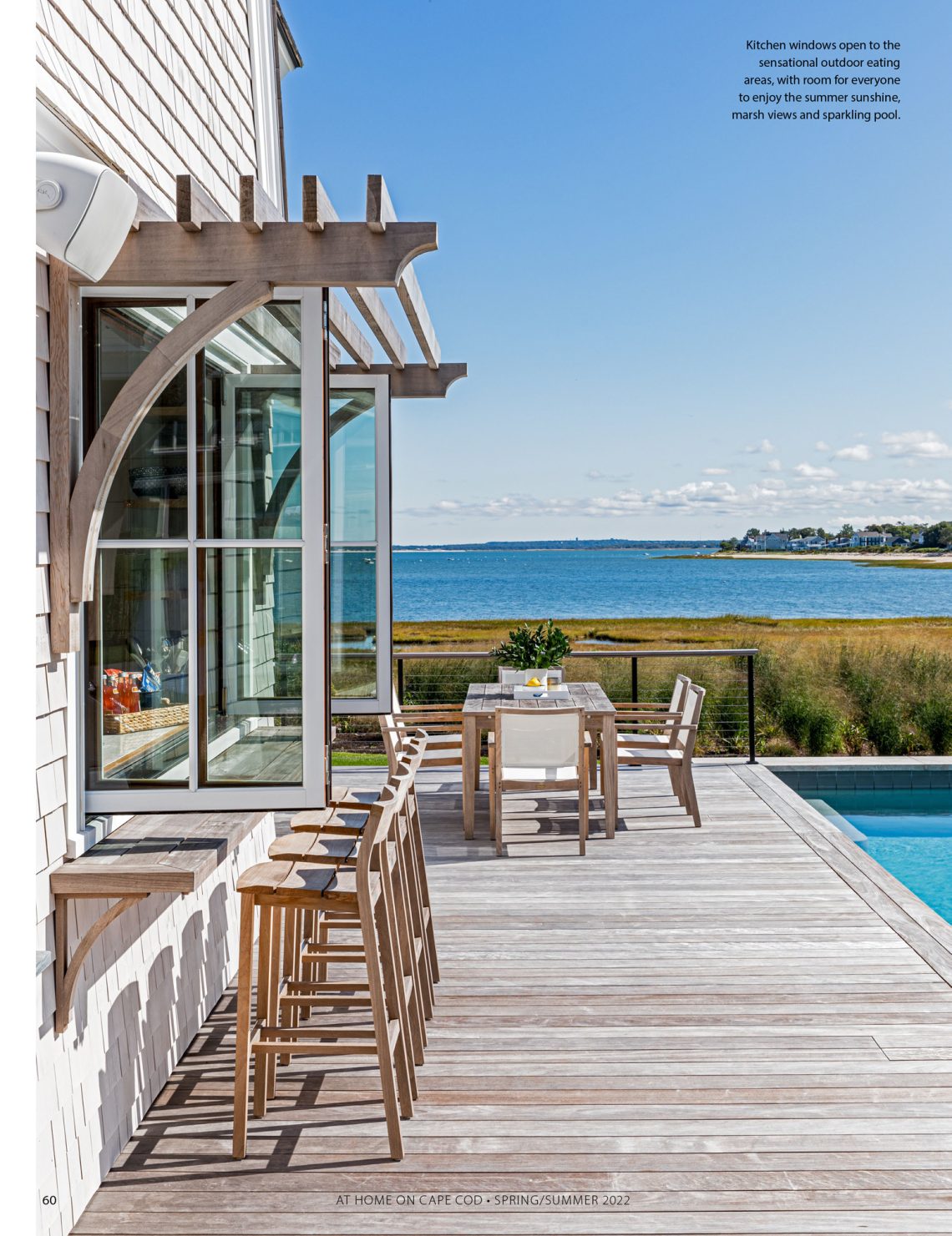 "The Ultimate Family Retreat" magazine page