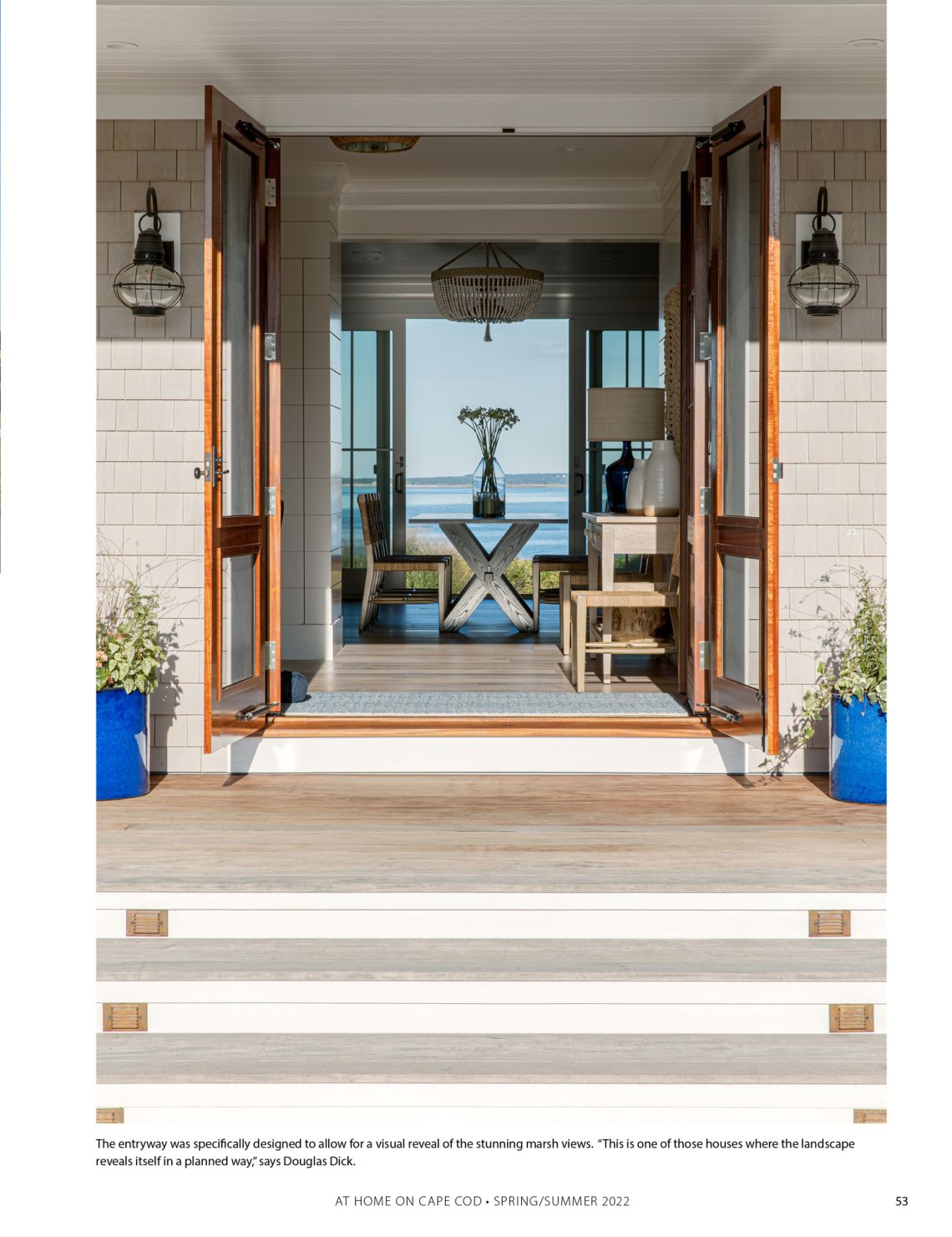 "The Ultimate Family Retreat" magazine page