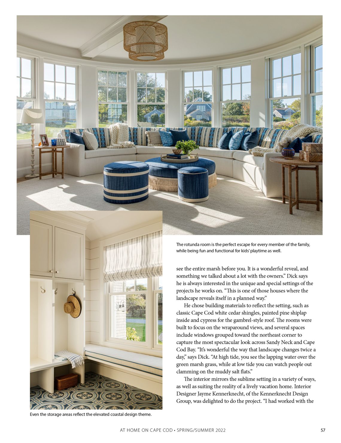 "The Ultimate Family Retreat" magazine page