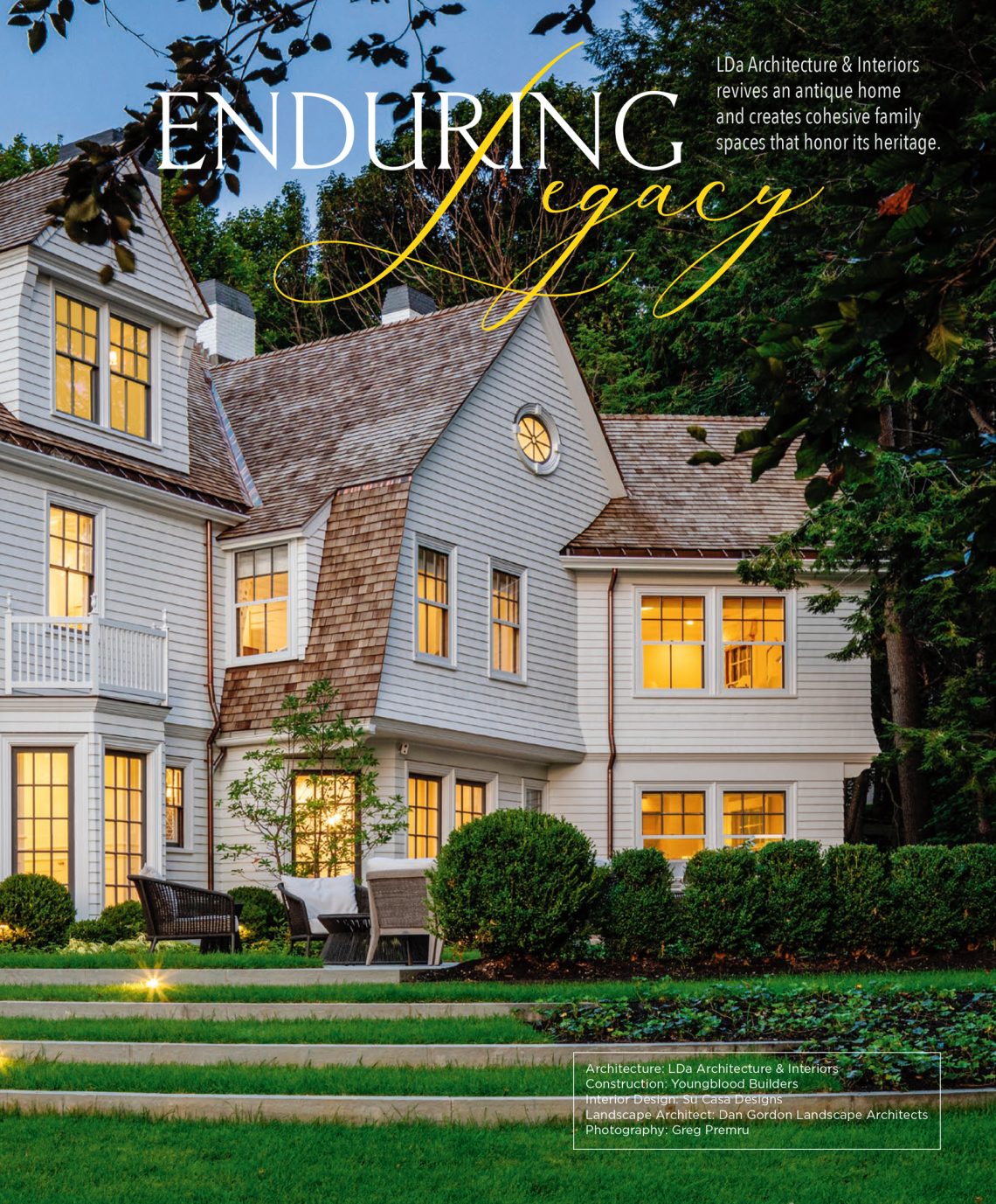 BDG "Enduring Legacy" magazine page