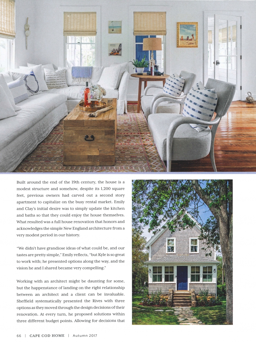 "Vineyard Vibe" Cape Code Home Magazine