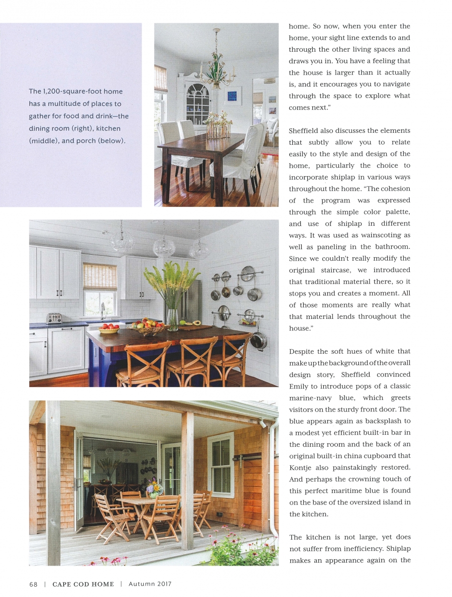 "Vineyard Vibe" Cape Code Home Magazine