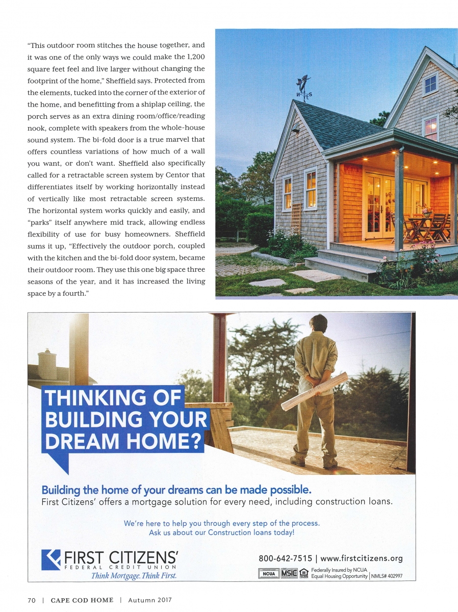 "Vineyard Vibe" Cape Code Home Magazine