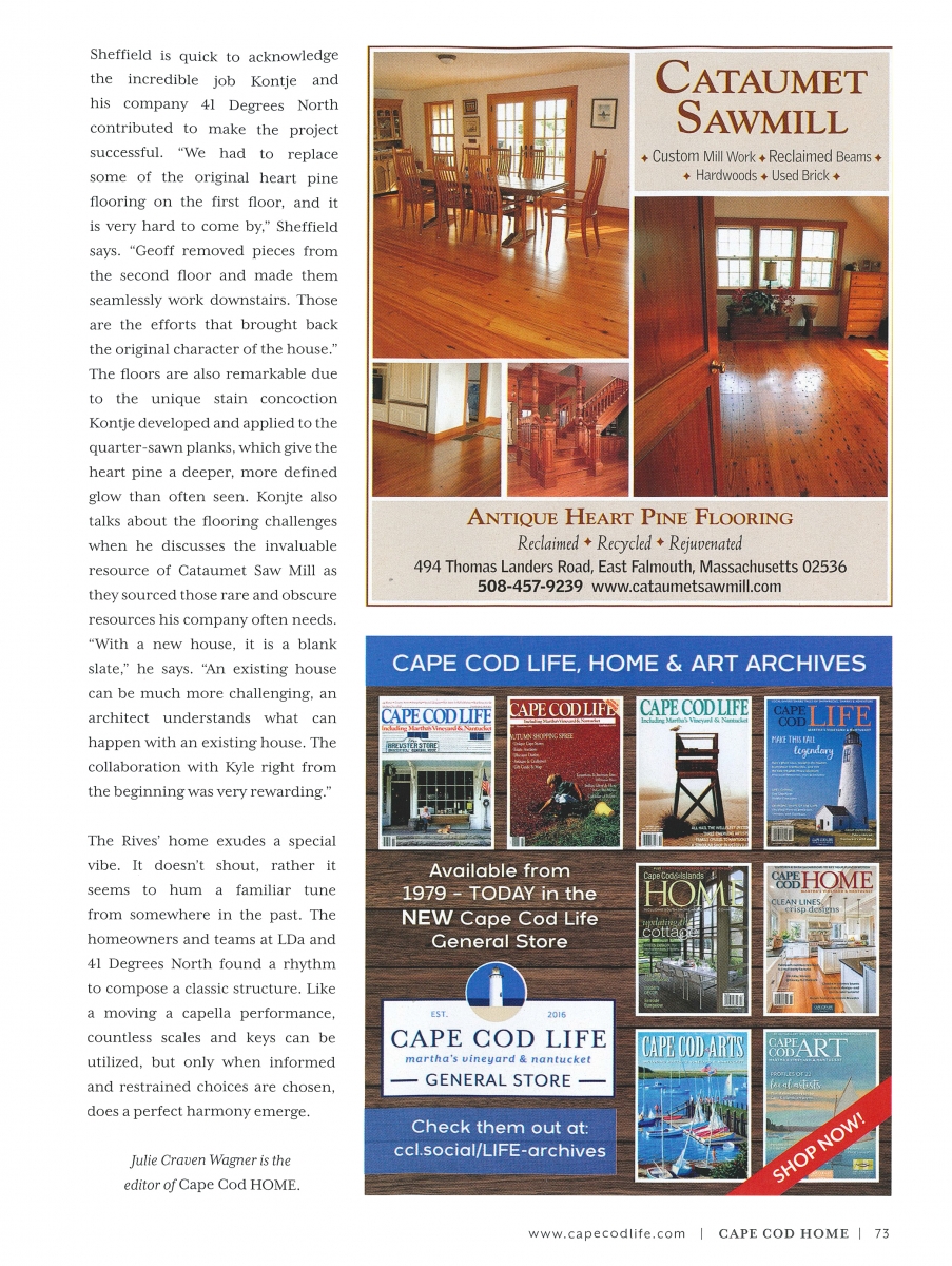 "Vineyard Vibe" Cape Code Home Magazine