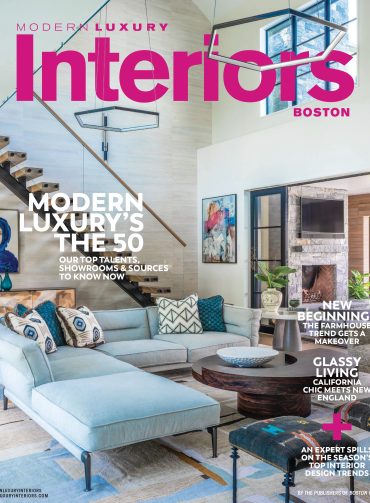 Glassy Living magazine page