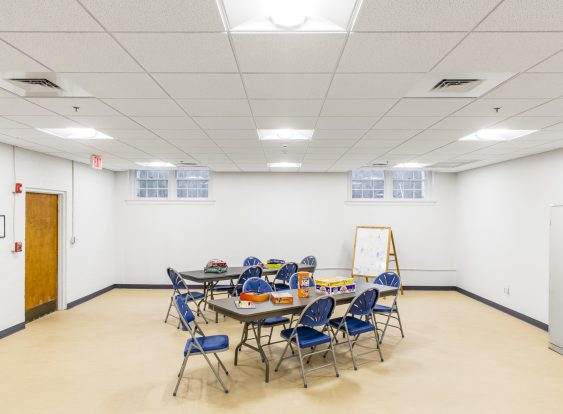 Basement classroom space