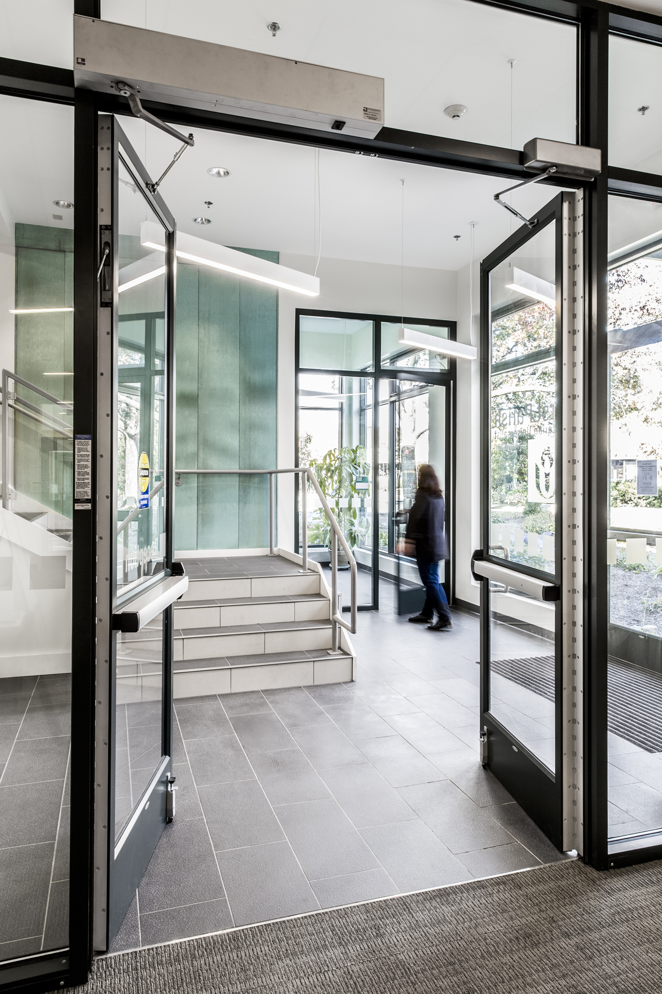 Entry vestibule to the First Parish Arlington Church