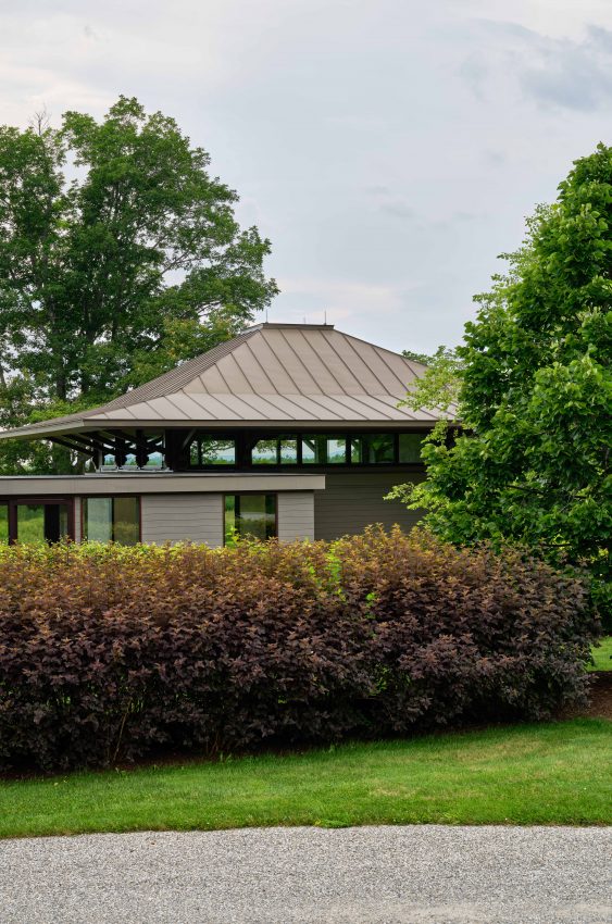 Music Pavilion Exterior Back Hedges