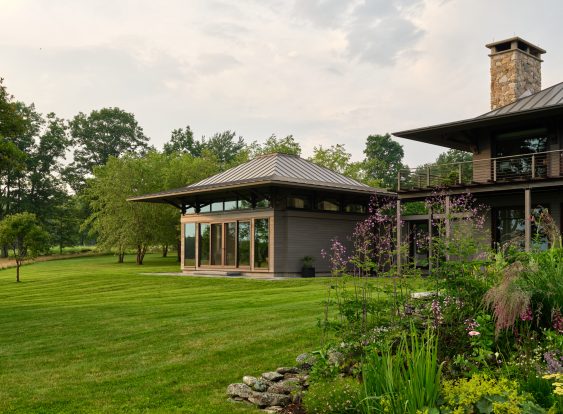 Music Pavilion Exterior Garden View