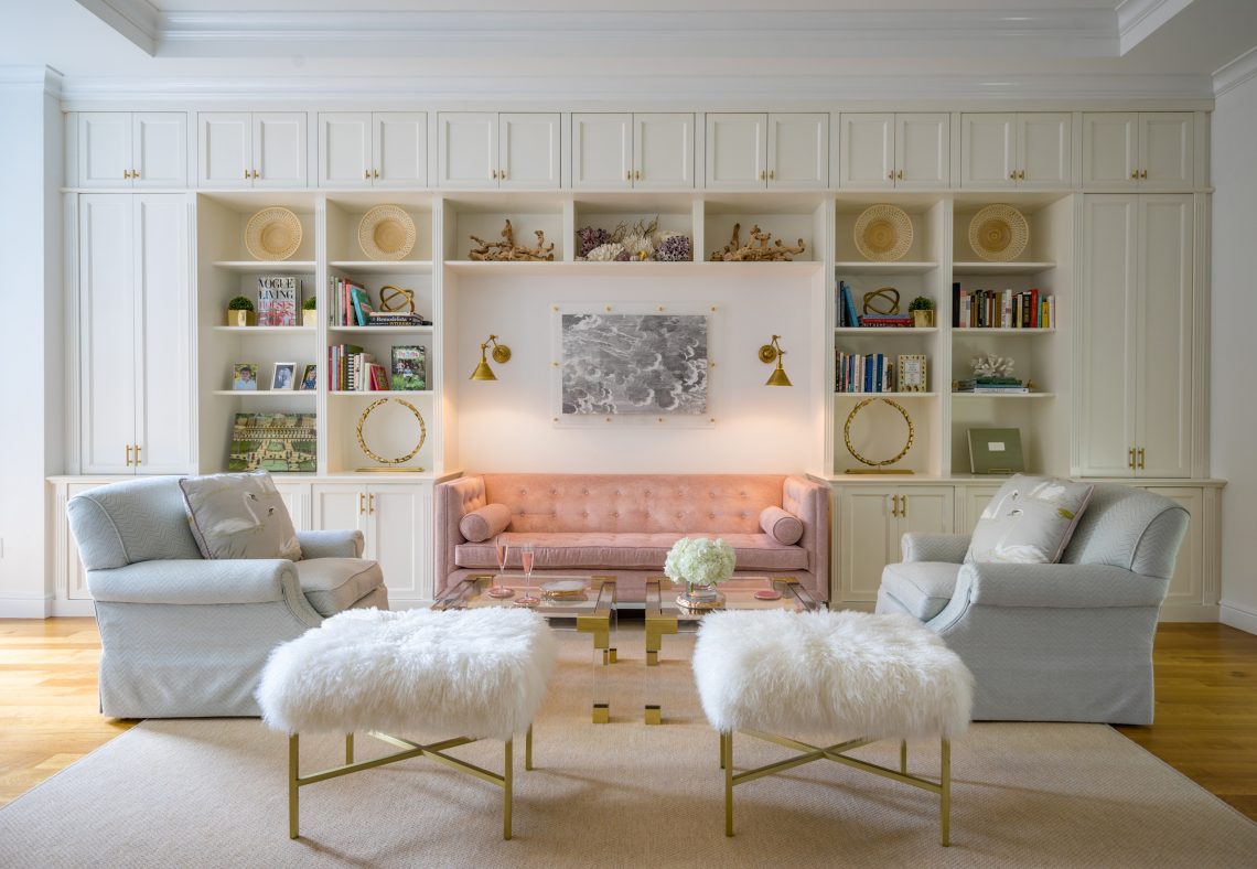 Beacon Hill Townhouse Living Room