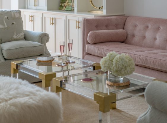 Beacon Hill Townhouse living room detail