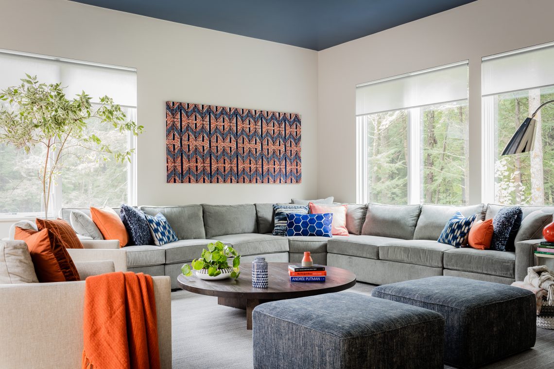 CSD Lake Life cozy living room