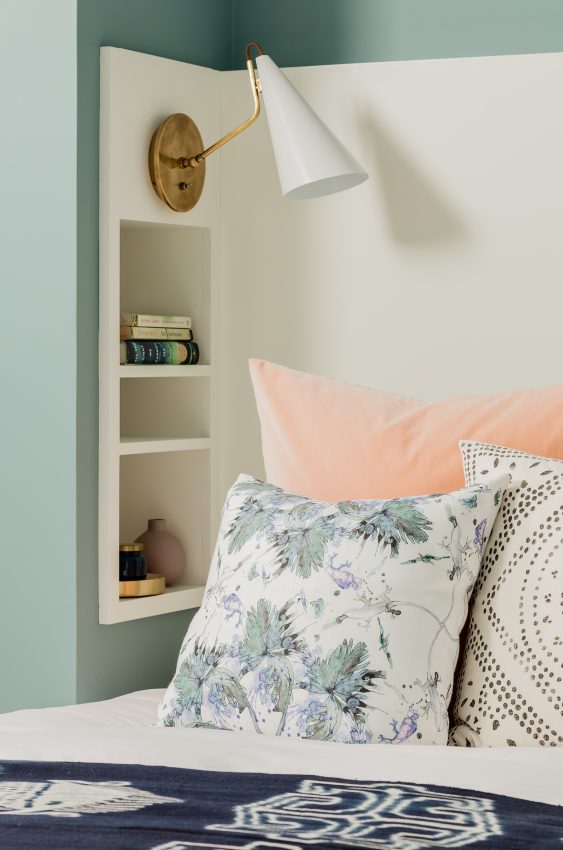 CSD Lake Life bedroom book shelf detail