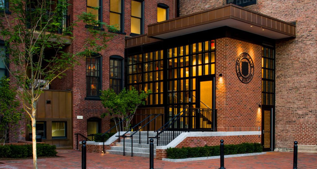 The Harvard Club exterior dusk hero