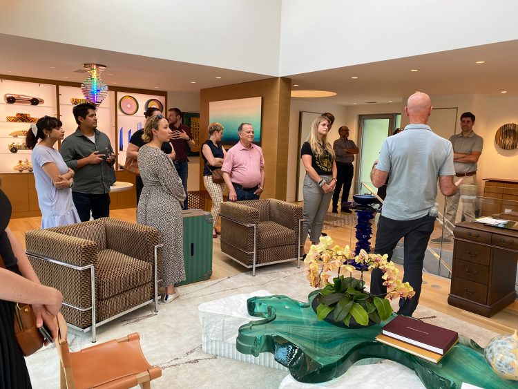 LDa team visit to Glass House